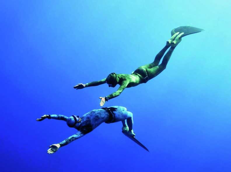 Blackout of freedive